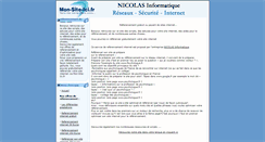 Desktop Screenshot of mon-site-ici.fr